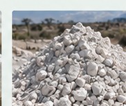 Crushed gypsum